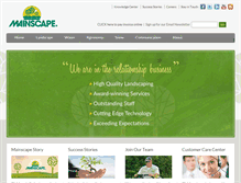 Tablet Screenshot of mainscape.com